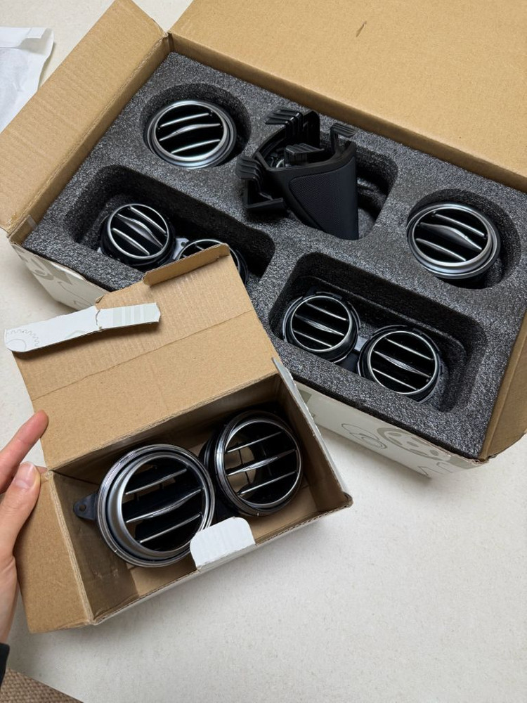 벤츠 w222/s클래스 엠비언트 송풍구세트--4