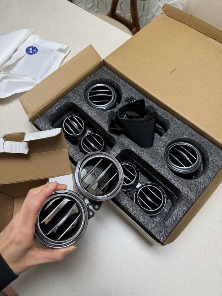 벤츠 w222/s클래스 엠비언트 송풍구세트--5