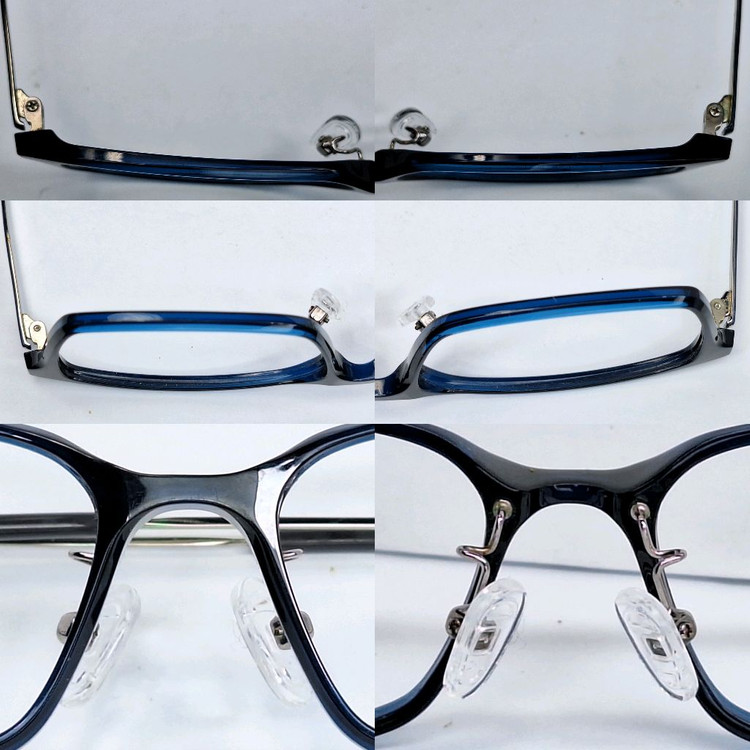 ReLux 릴럭스 BETALIGHT 88-105 고탄력 고성능 베타 티타늄 네이비 안경테 안경/일본 수입 아이웨어--2