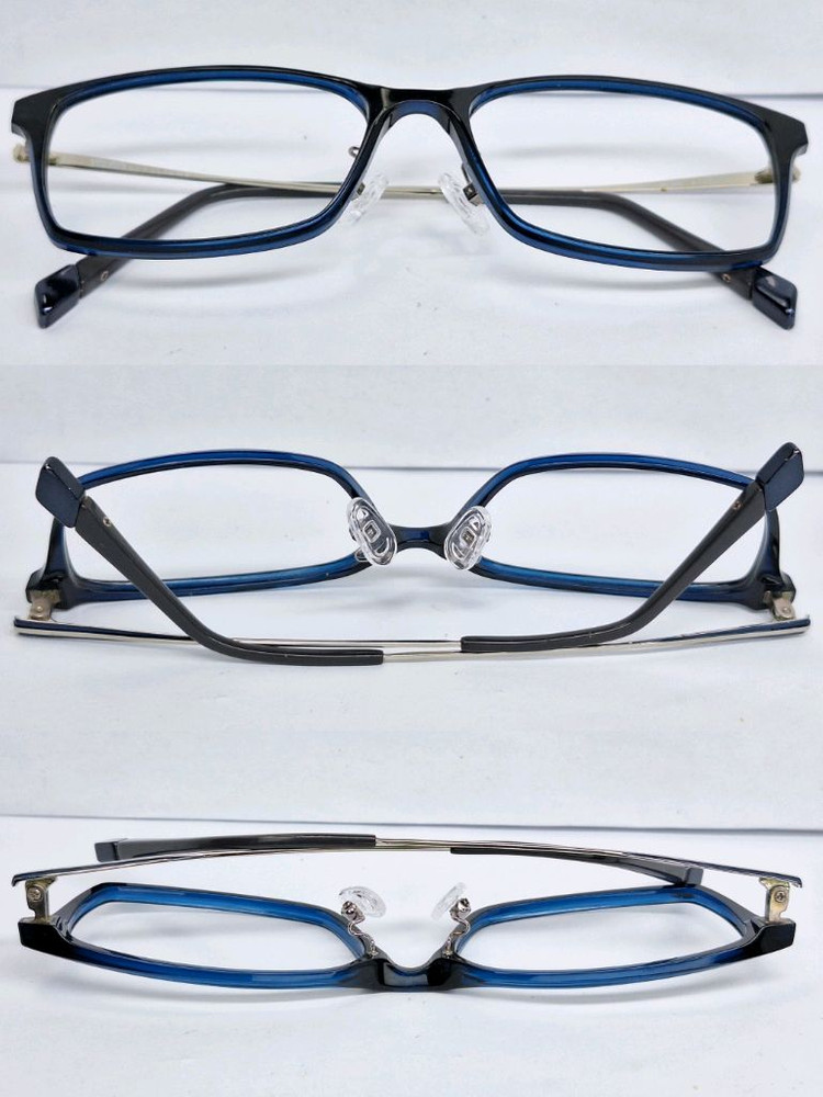 ReLux 릴럭스 BETALIGHT 88-105 고탄력 고성능 베타 티타늄 네이비 안경테 안경/일본 수입 아이웨어--5