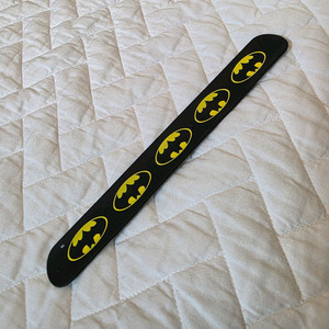 배트맨 블랙 슬랩온 팔찌 / DC Comics 정품