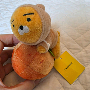 카카오프렌즈 라이언 제주 미니 인형 키링