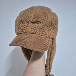 양털 코듀로이 볼캡 군밤모자 이미지