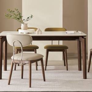 [부산]25.3월구매) 에몬스 세라믹1500 4인 원목식탁 이미지