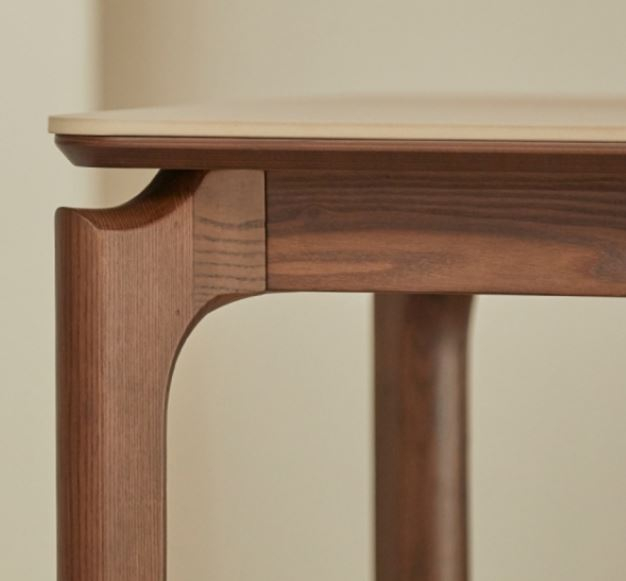 [부산]25.3월구매) 에몬스 세라믹1500 4인 원목식탁 이미지