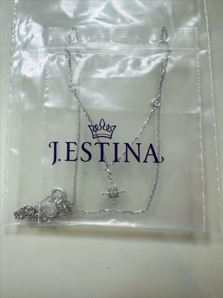 제이에스티나 14k 금목걸이 화이트골드 반택포함--1
