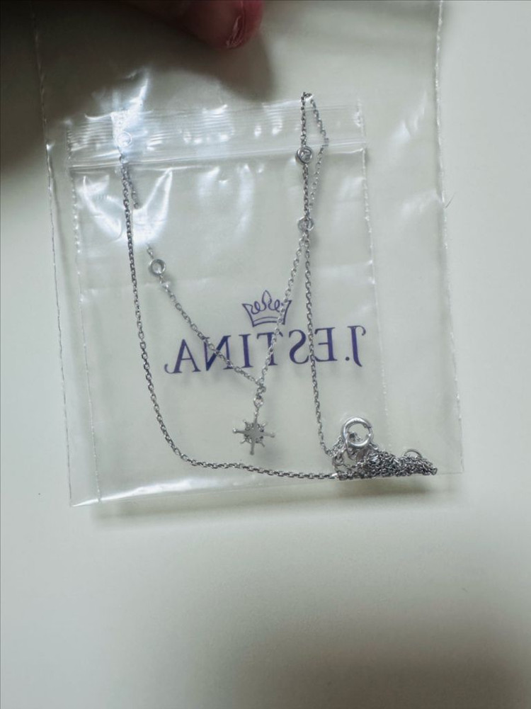 제이에스티나 14k 금목걸이 화이트골드 반택포함--2