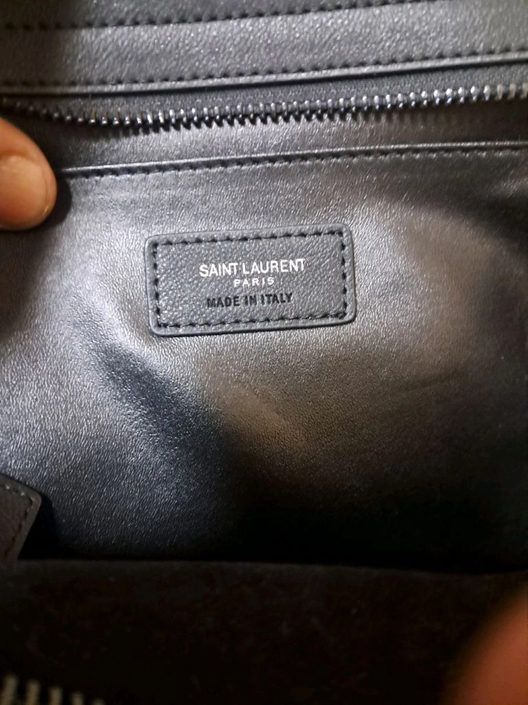생로랑 YSL 남성 가죽 서류가방 이미지