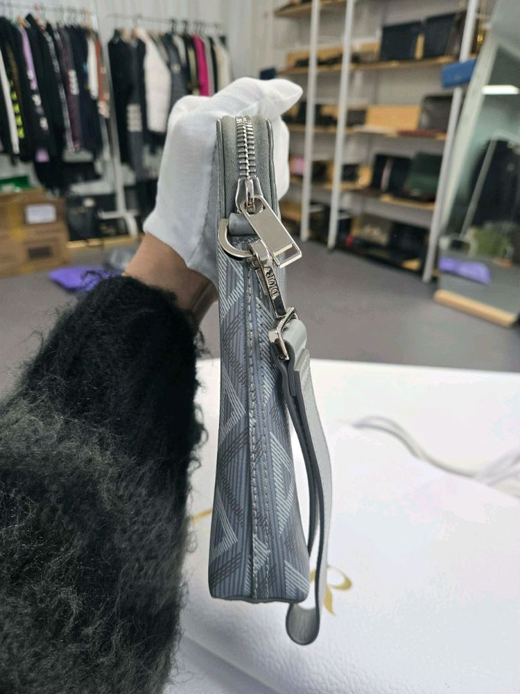 [A급컨디션] 디올 다이아몬드 아이패드 클러치백--3