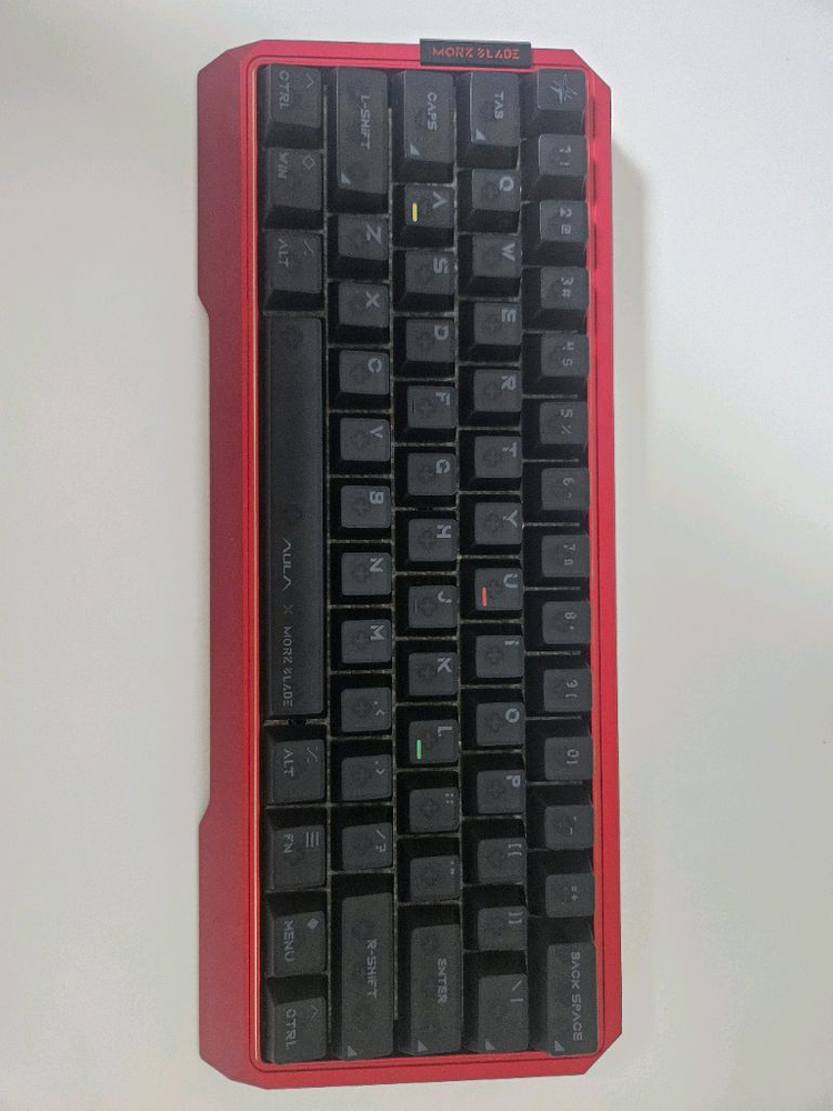 morkblade x aula mk60 래피드트리거 키보드 우팅,베놈--1