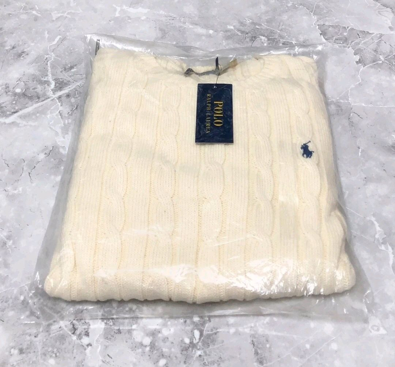 (폴로 랄프로렌 우먼 케이블 니트) / 여성 코튼 크루넥 스웨터 / qr코드 있음--3