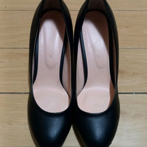 1+1) 여성 블랙 하이힐 240사이즈 굽7