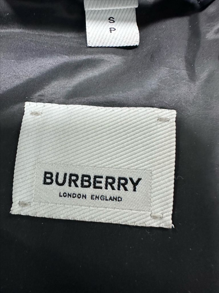 버버리 남자 롱 패딩 S 블랙(새상품급) 이미지