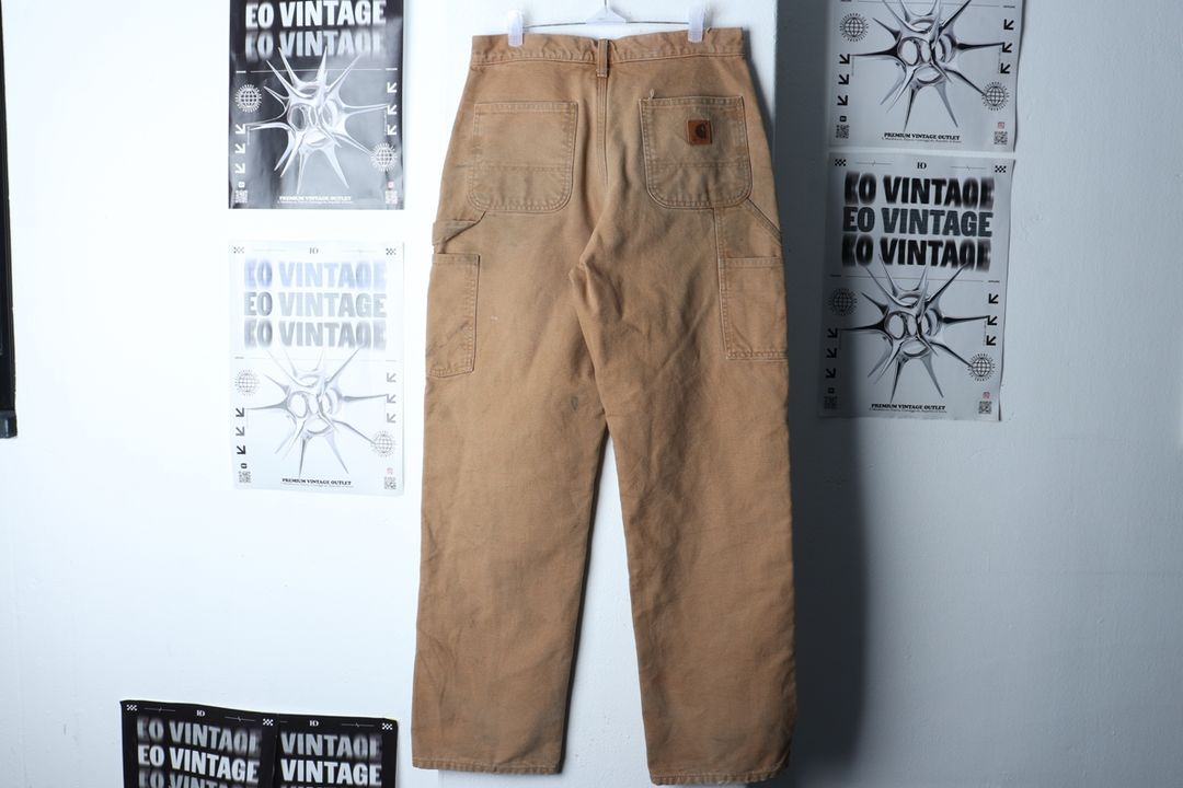 (M-L) 칼하트 면바지 팬츠 90년대 카펜터 브라운 이미지