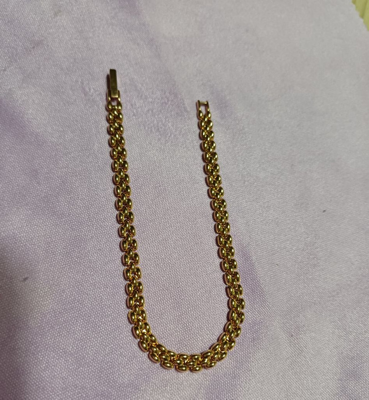 14k 핑크골드 시계줄 팔찌(시계잠금장치)--0