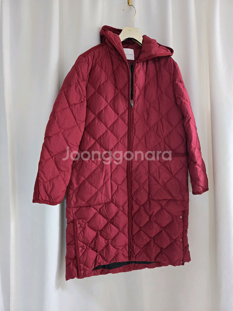 잇미샤 퀼팅 롱 패딩--4