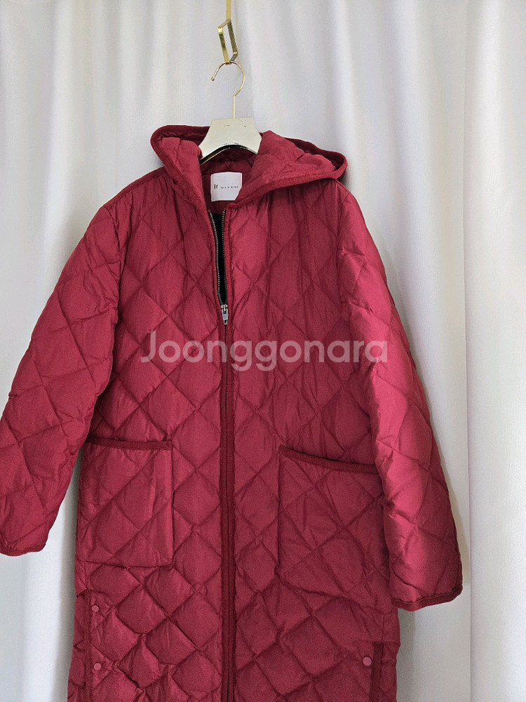 잇미샤 퀼팅 롱 패딩--5