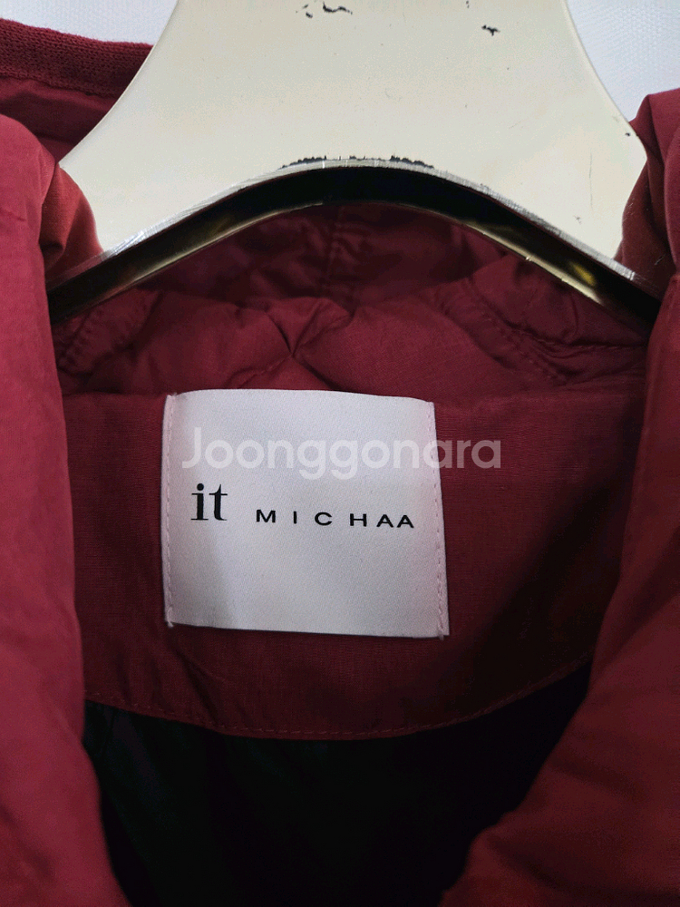 잇미샤 퀼팅 롱 패딩--8