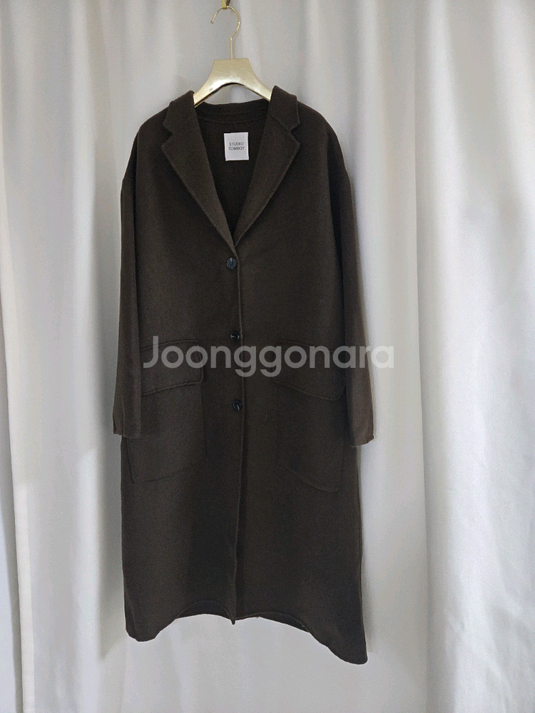 스튜디오톰보이 브라운 롱 코트--3
