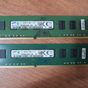 삼성 DDR3 4G 12800 "양면" PC용 2개 일괄 (반값택배)