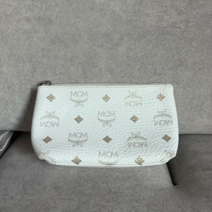 MCM 정품 화이트 비세토스 파우치