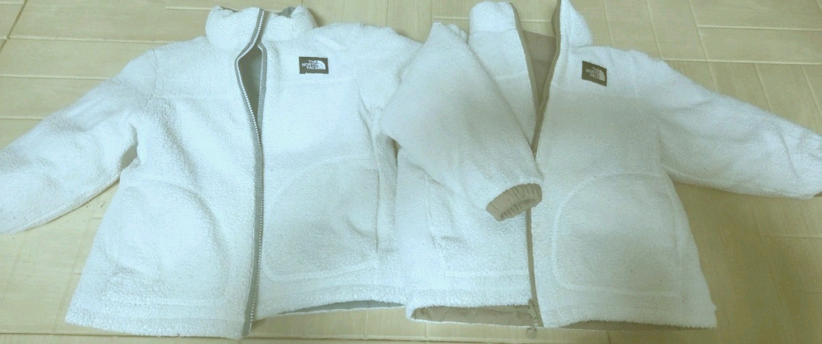 노스페이스 리버시블 키즈 패딩 110--1