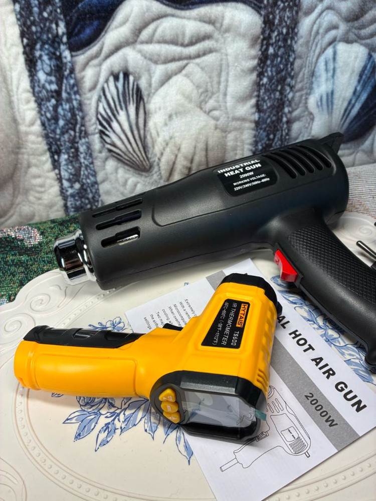 수도 자동차시트작업 히팅건 열풍기+레이저 측정기--1