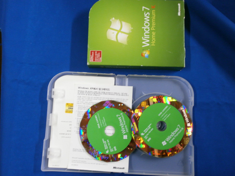 윈도우7 홈프리미엄 정품.Windows 7 Home k 32.64겸용 FPP 이미지