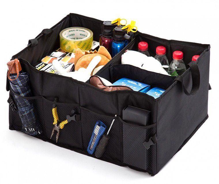 새 차량용 접이식 트렁크 수납함 보관함 정리함 자동차 수납용품 이미지