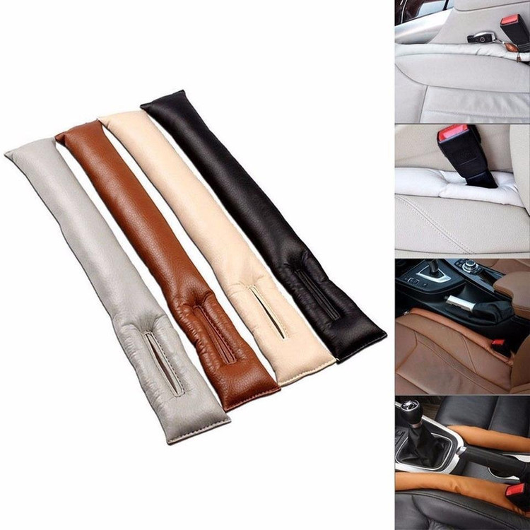 새 갈색 운전석 틈새 크랙 쿠션 커버 홀더 자동차 좌석 인테리어 액세사리 이미지