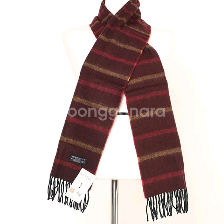 버버리 머플러 메리노 울 캐시미어 선물포장--2