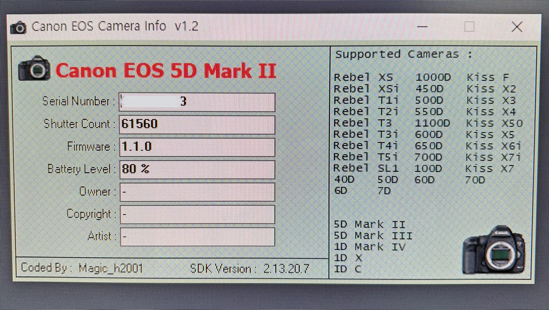 캐논 EOS 5D Mark II + BG-E6 세트 이미지