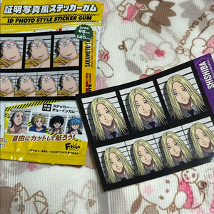 시카모토데이즈 시시바 증명사진 스티커