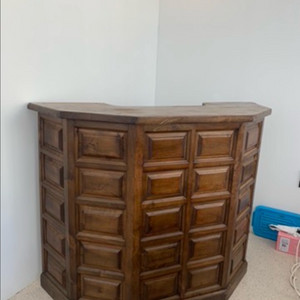 프랑스 빈티지 원목 캐비닛 (상태좋음)