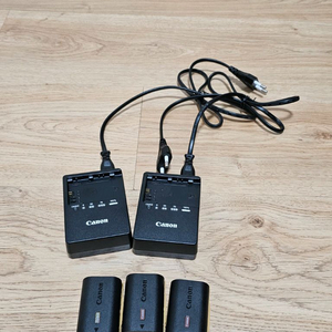 캐논 정품배터리 LP-E6NH 2개+ 충전기 1개