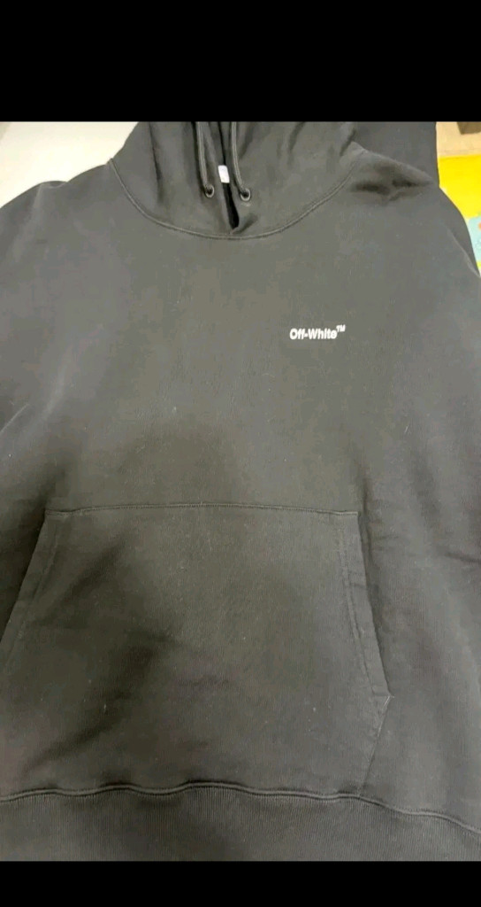 오프화이트 다이애그널 후드티 이미지