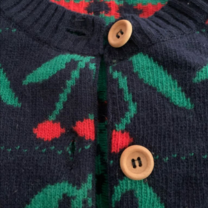 체리 가디건 (미착용 새제품)