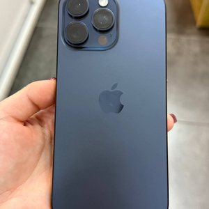 A급)아이폰15프로맥스 블루 256GB/90%