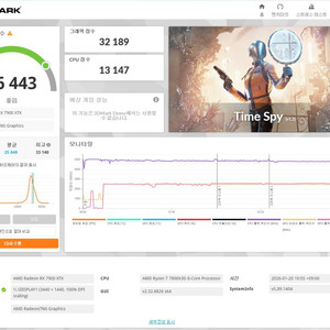 (한달사용) RX 7900XTX 팬텀 게이밍 24GB 그래픽카드