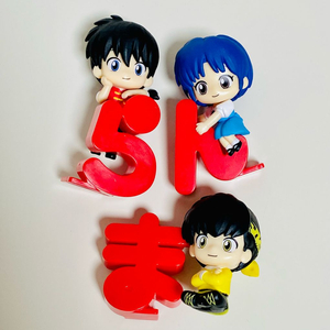 일본 란마1/2 가챠피규어 란마 아카네 료가 아츠메테 로고 컬렉션 이미지