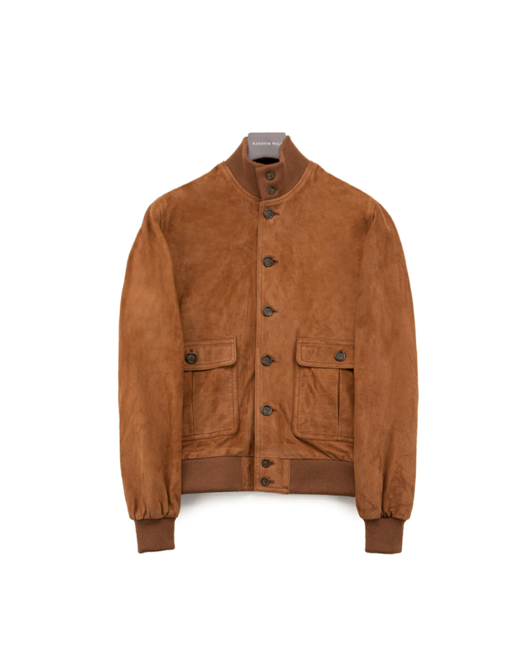 [판매완료] 발스타 a-1 스웨이드 자켓 50--5