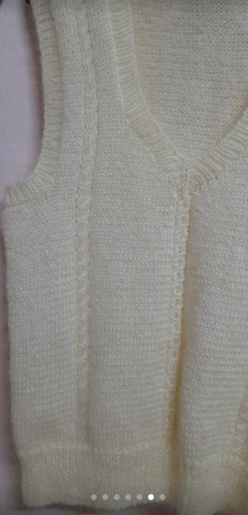 여성 니트 조끼 66 2종 개당가. 손뜨게 직접 제작 이미지