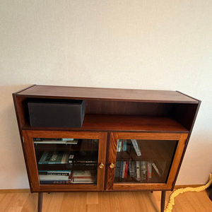 유럽 빈티지가구 로즈우드 수납장 장식장