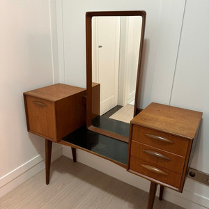 유럽 빈티지 원목 화장대