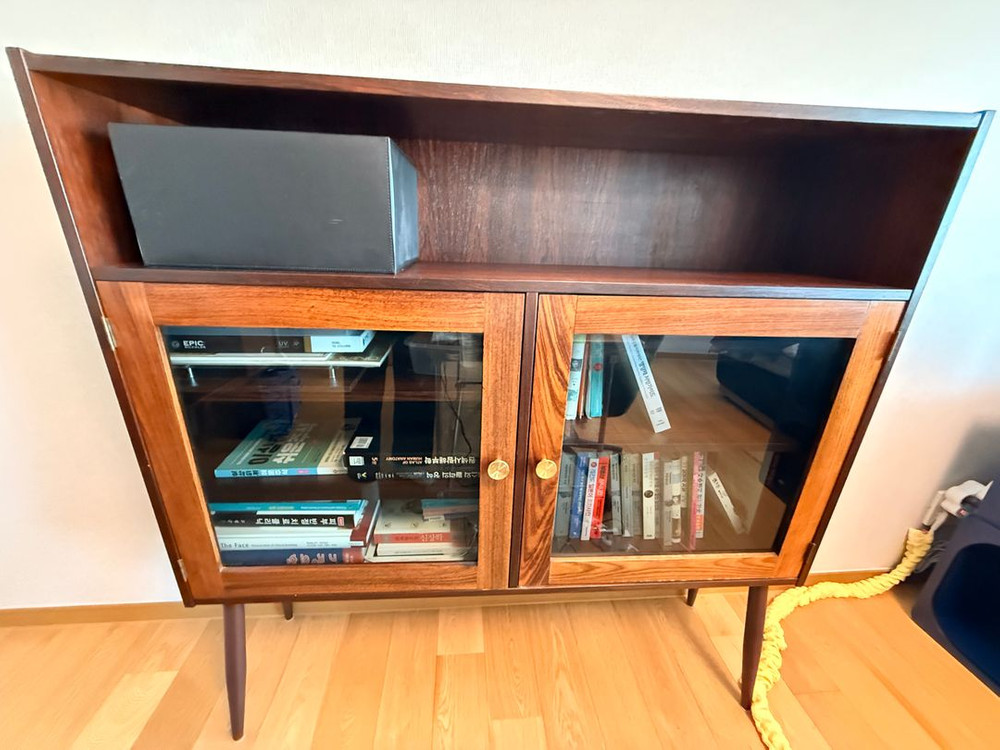 유럽 빈티지가구 로즈우드 수납장 장식장 이미지