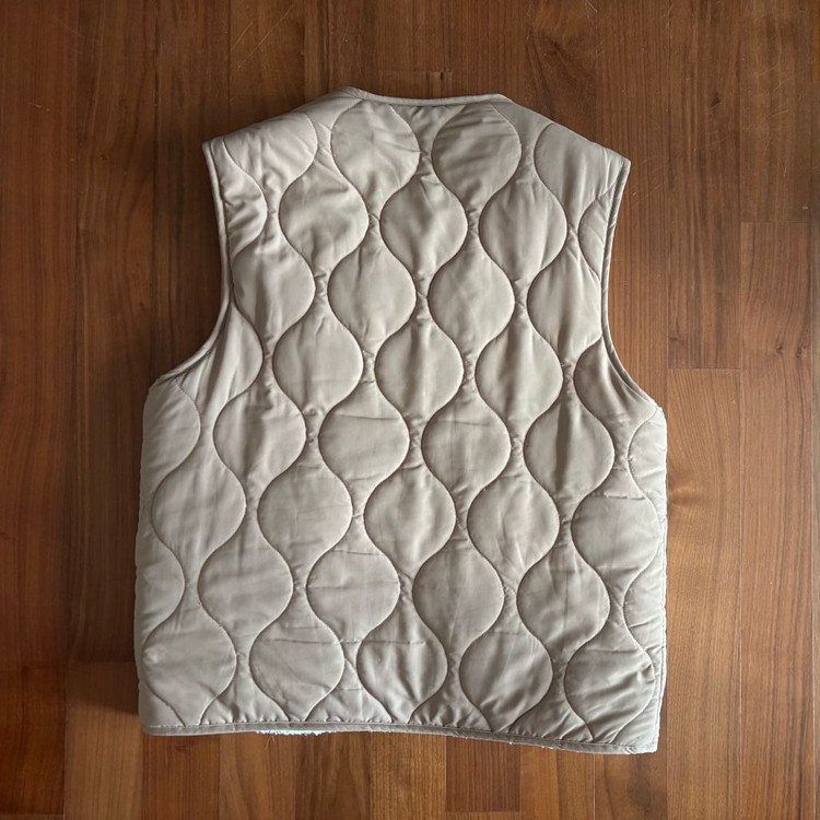 양털플리스-퀼팅 리버서블 조끼 M--3