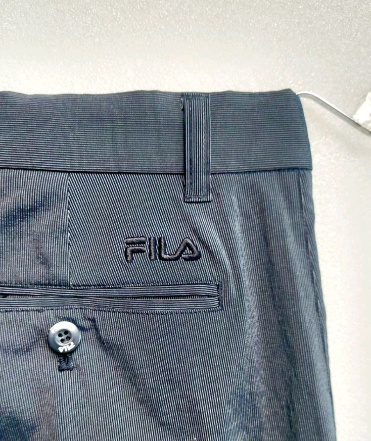 새제품급/휠라골프 남성골프바지34 스판바지--2