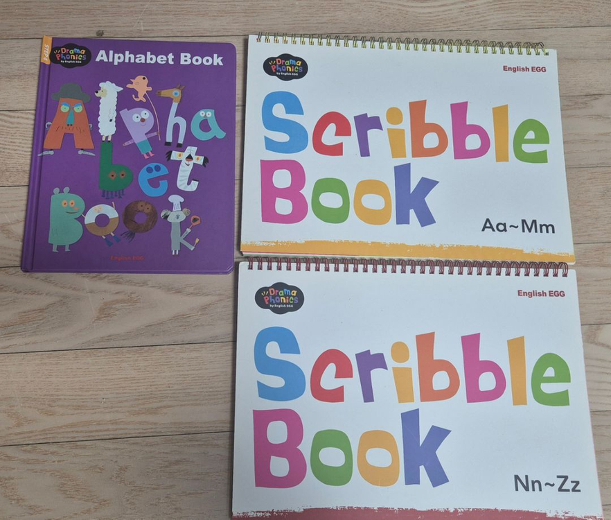 잉글리시에그 스텝4+5 워크북(파닉스1+2),스티커북,알파벳북,잉글리쉬에그--1