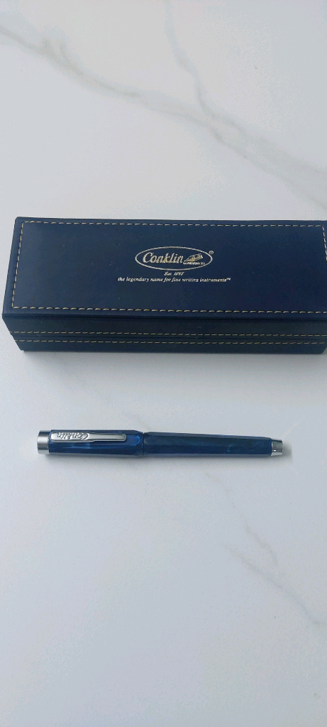 콘클린 Nozac오하이오블루만년필--1