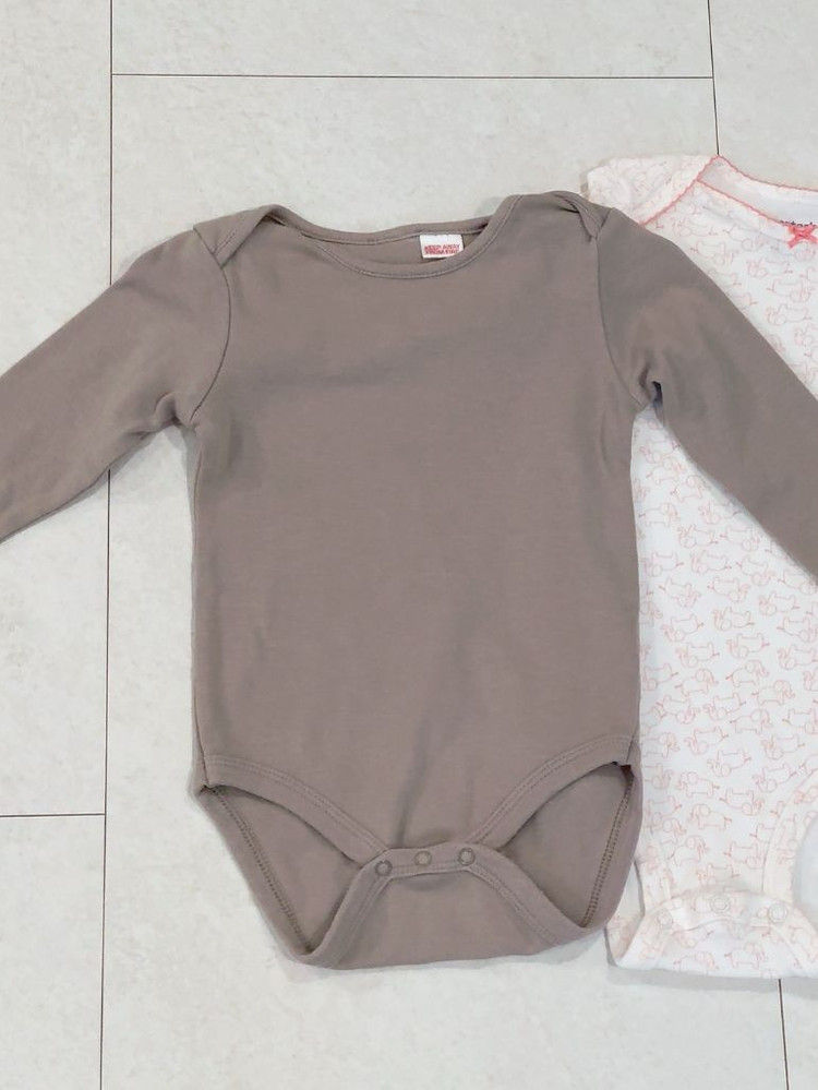 (F) 자카디&에뜨와 신생아 아기 바디수트 일괄 이미지